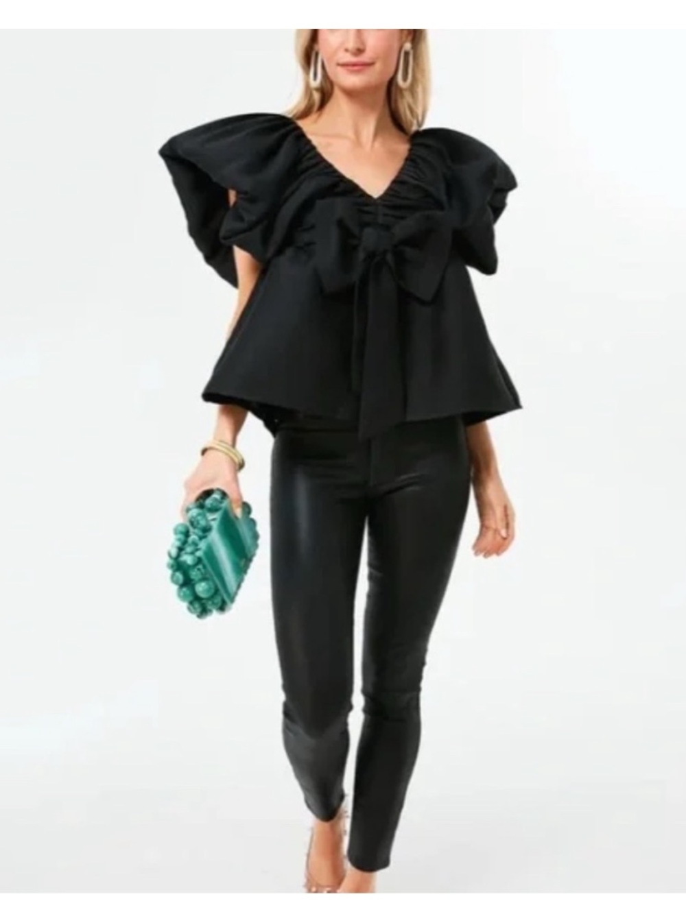 Tuckernuck Black Brooke Blouse - Picture 2 of 9